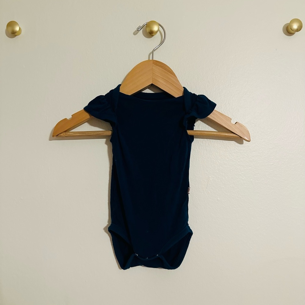 Posh Peanut Bamboo Ruffle Onesie